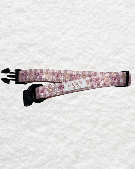 Adjustable Collar - Bears and Bows